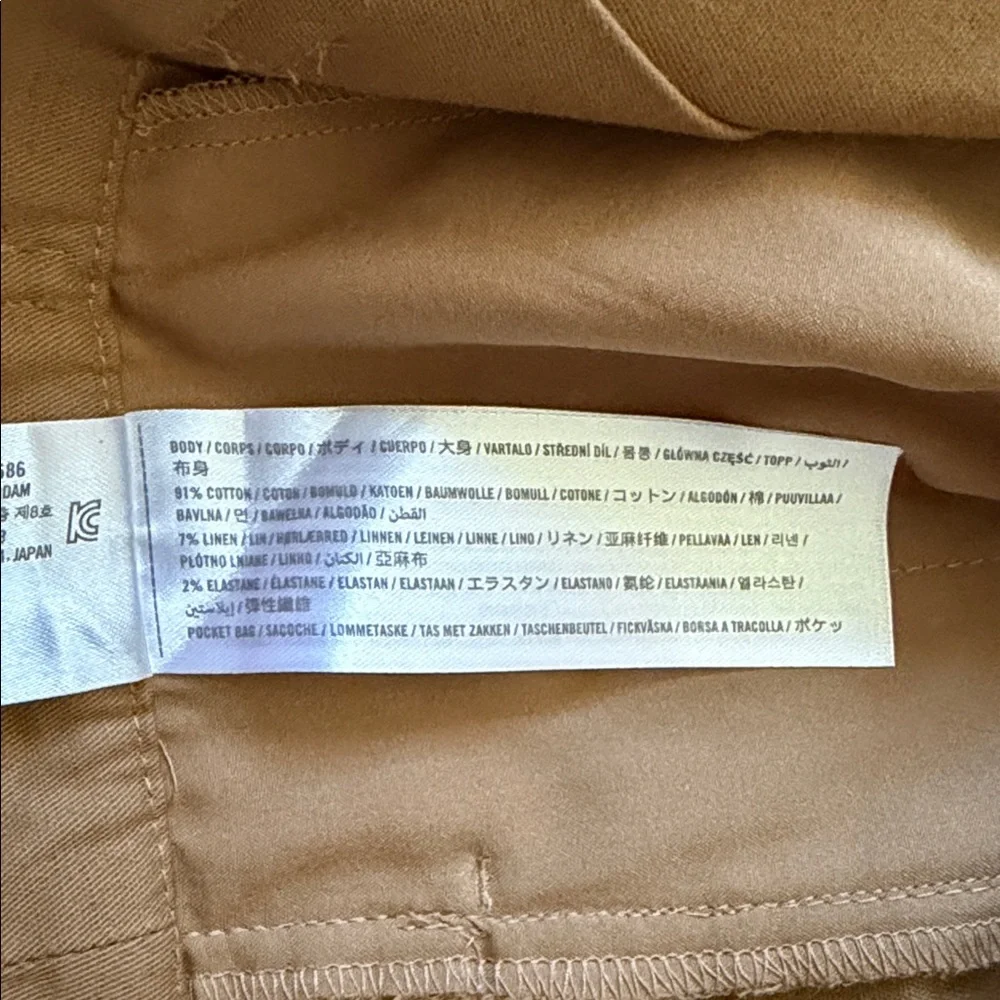 NWOT Abercrombie & Fitch Women’s Utility Tailored Wide Leg Pants Size 33 - Picture 6 of 9